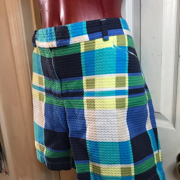 TOMMY HILFIGER SEERSUCKER SHORTS SIZE 16 -100% COTTON-COLORBLOCK - Picture 11 of 14